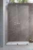 Radaway Furo Brushed Nickel kabina Walk-in 140x200cm lewa szczotkowany nikiel 10106738-91-01L/10110694-01-01